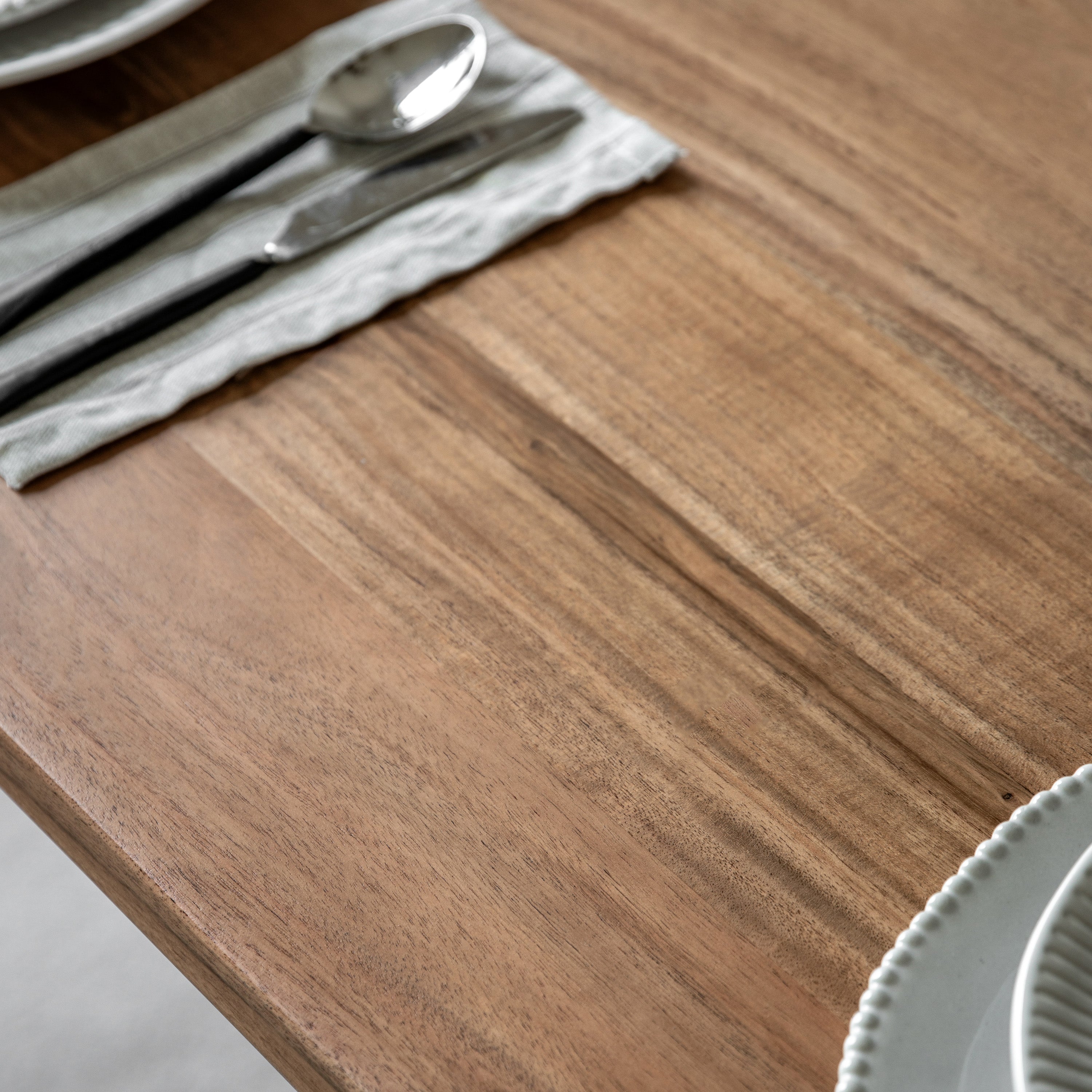 Wilmotte Natural Acacia Wood Dining Table | 6-8 Seater